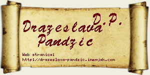 Dražeslava Pandžić vizit kartica